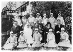 Voss Family and Staff at Hillcrest Hospital 1922