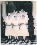 Nursing graduates and senior nurses, Mater Hospital, Rockhampton 1956