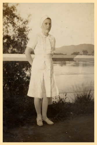 Nurse Mercie Whellan, Tannachy Hospital, Rockhampton ca. 1940