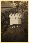 Sisters Lillian Abbott, Rebie Reid, Doris Hill and Sylvia Andersen at Tannachy Hospital, Rockhampton