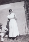 Nurse Elsie Crudgington at the Rockhampton Hospital 1918