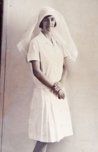 Sister Ivy Baker at Rockhampton Hospital ca. 1930