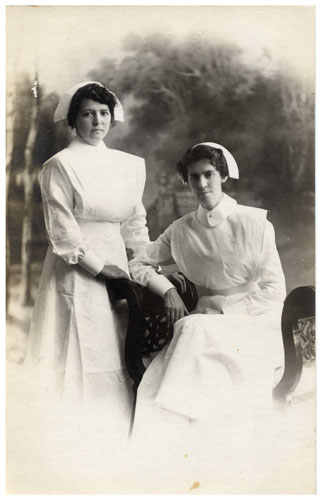 Nurses in uniform Rockhampton Hospital ca. 1918