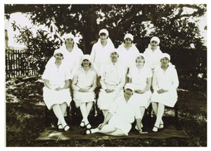 Matron Sarah Maud Green and midwifery staff of the Rockhampton Women's and Lady Goodwin Hospitals