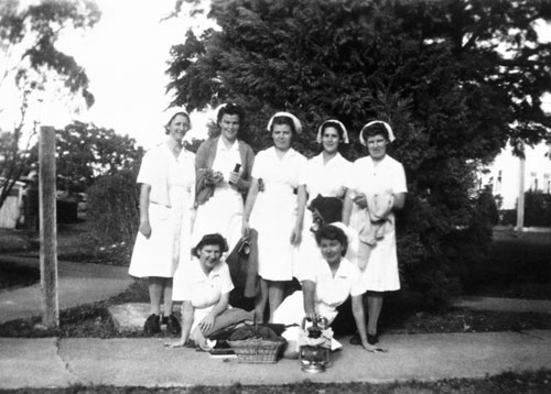 Student Nurses Rockhampton Hospital ca. 1945