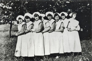 Nurses at the Rockhampton Hospital ca. 1923