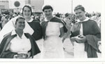 Sister Editha Haynes with Rockhampton Hospital Nurses at the Rockhampton Show ca. 1960