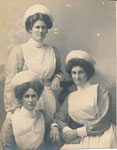 Marianne Dowling with fellow nurses in uniform, ca. 1911