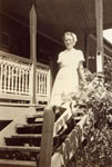 Nurse Betty Francis (later Elizabeth West) at Rockhampton Hospital's old Isolation Ward 1948