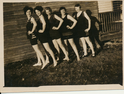 Nurses-in-training or bathing beauties at Rockhampton General Hospital ca. 1926