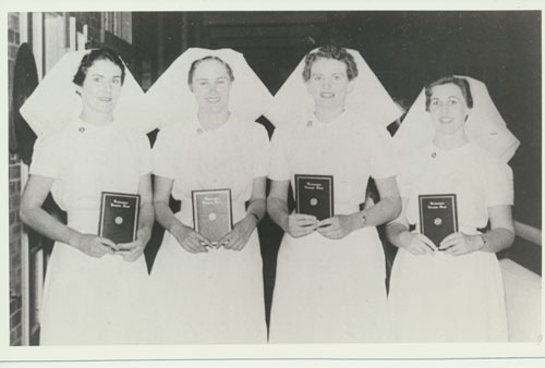 Graduating nurses Rockhampton Hospital 1957