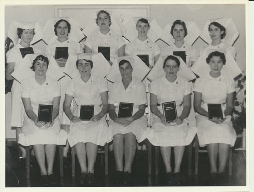Rockhampton Hospital nurses on their graduation day ca. 1963