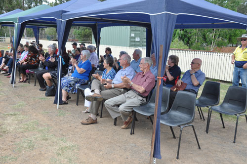 Guests at a function celebrating improvements at the Country Hospital Museum