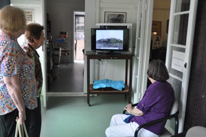 Guests at a function celebrating improvements at the Country Hospital Museum