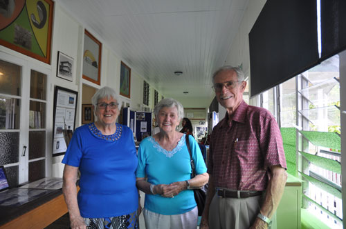 Guests at a function marking improvements at the Country Hospital Museun