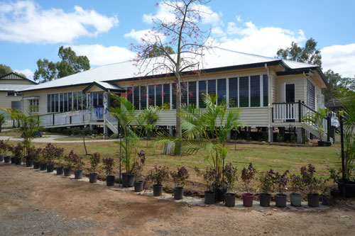 Country Hospital Museum on opening day (view from South West)