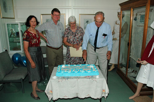 Cutting of the Celebration Cake at the Official Opening of the Country Hospital Museum