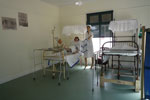 Typical 2-bed ward set up in the Country Hospital Museum