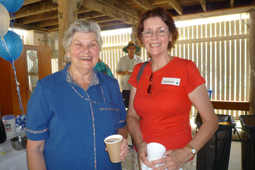 Guests enjoy morning tea at the Official Opening of the Country Hospital Museum