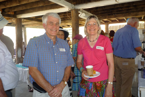 Guests enjoy morning tea after the Official Opening of the Country Hospital Museum 