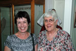 Dr Lynn Jamieson and Mrs Yvonne Kelley discuss the displays in the Country Hospital Museum