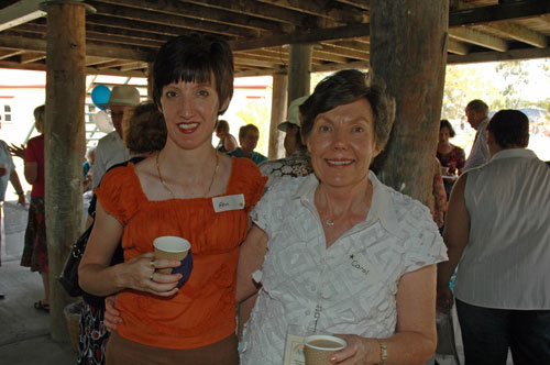 The helpers have time for a break at the Official Opening of the Country Hospital Museum