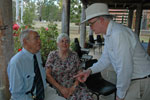 Dr Don Kane with ACHHA Patron and President following the opening of the Country Hospital Museum