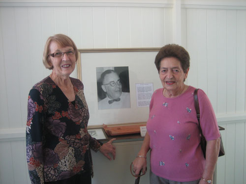 Del Lietgeb and Rita George at a function to showcase the new Country Hospital Museum Building