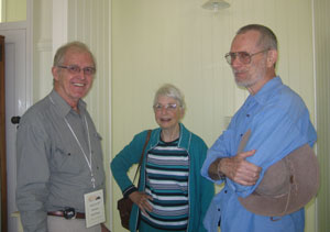 Errol Payne with Lynn and Amy Zelmer at a function to showcase the new Country Hospital Museum Build