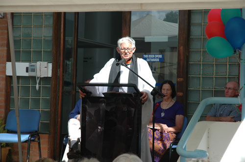 The Venerable Dr Rob Philp decommissions the building